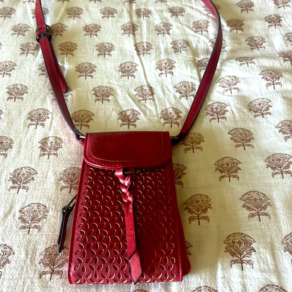 Red/copper color. Used one time.